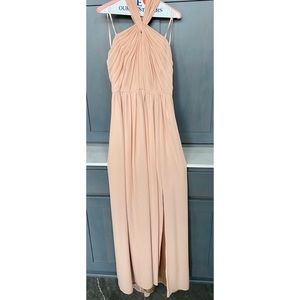 Long Beautiful Blush Dress